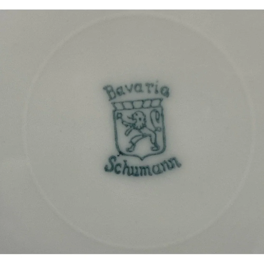 Schumann Bavaria Serving Fruit Round Floral Bowl Reticulated 10